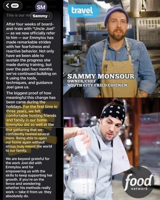 Original review from Sammy, Emmylou’s owner